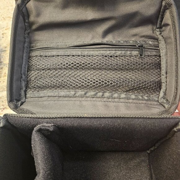 Sony Black Handycam Camera Bag Adjustable Strap Multiple Compartments pockets - Picture 3 of 8